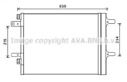 AVA QUALITY COOLING cn5308d -  Конденсатор, кондиционер